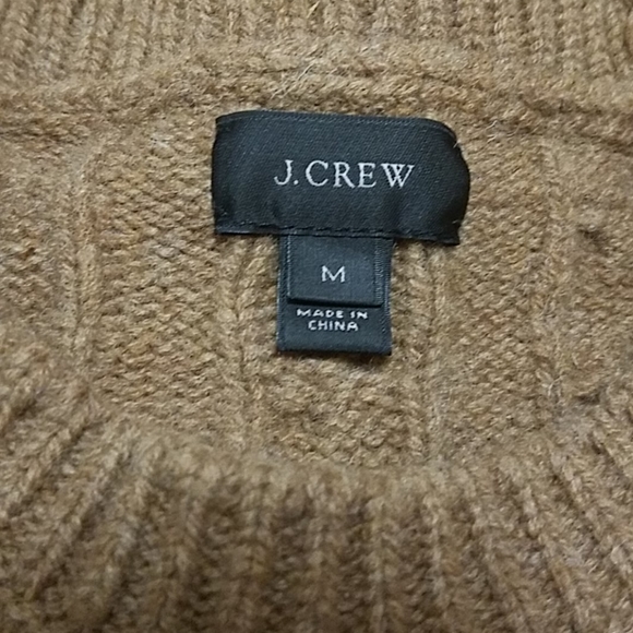 J. Crew Brown Cableknit Sweater - Picture 3 of 3